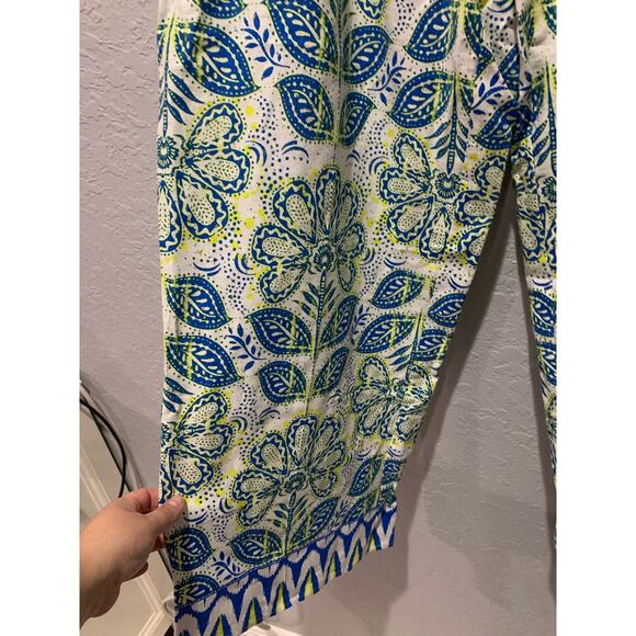 CeCe Wide Leg Linen High Waisted Pants Size L NWOT Coastal Preppy - Picture 2 of 6